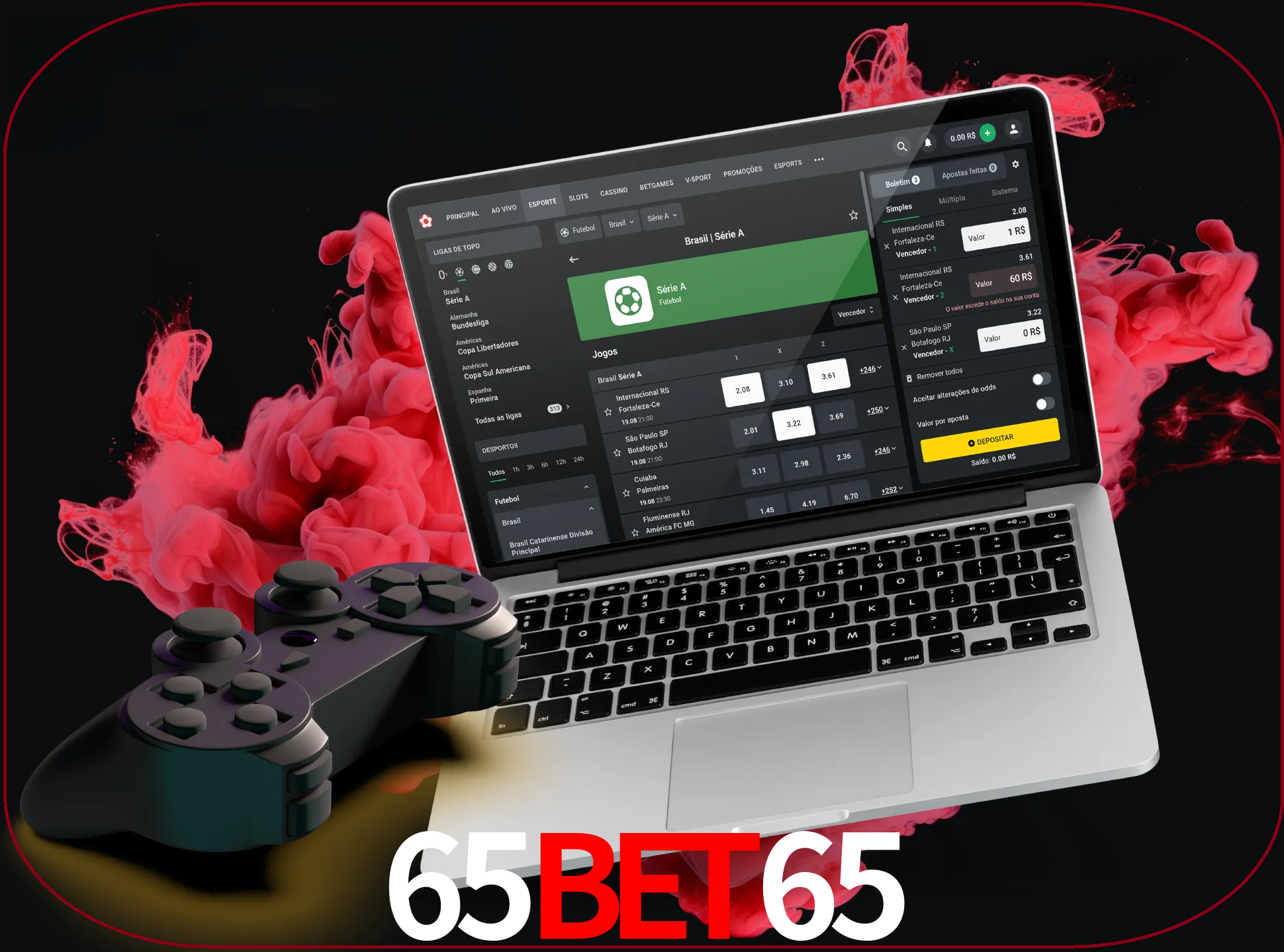 Visite a secção especial de jogos de vídeo em 65BET65 para descobrir em que jogos pode apostar e ganhar muito dinheiro.
