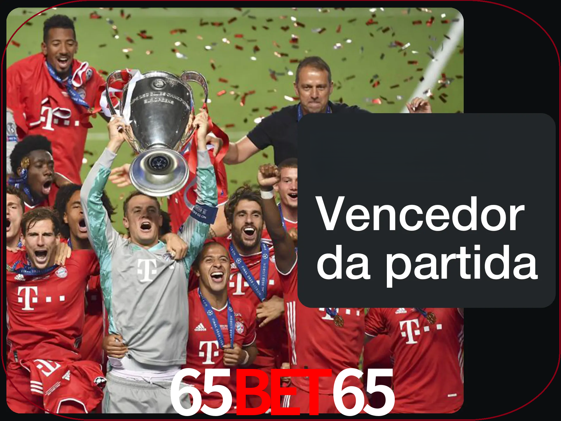 Aposte no vencedor e ganhe uma grande quantia de dinheiro.