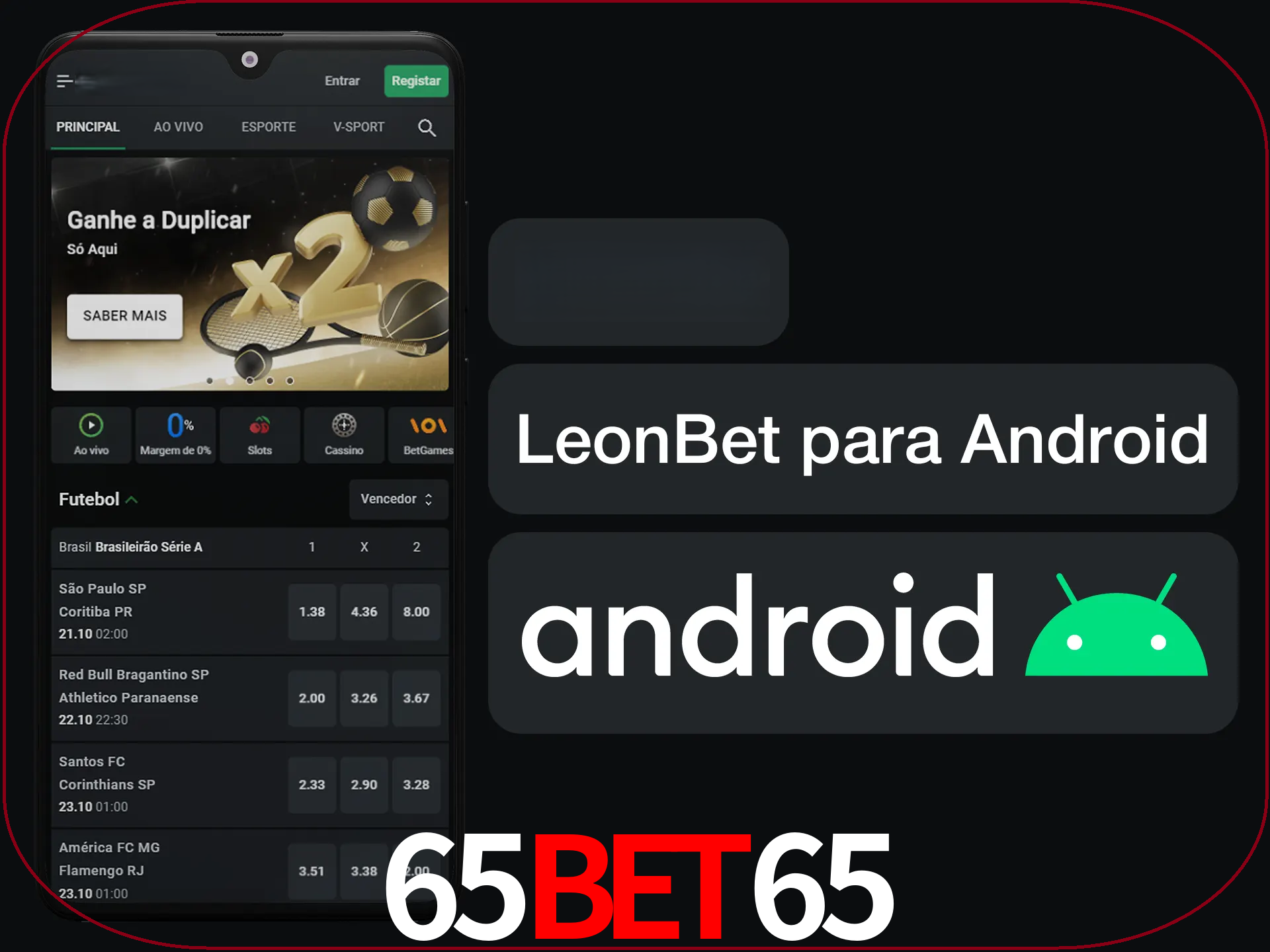 Adquira sua versão poket de LeonBet.